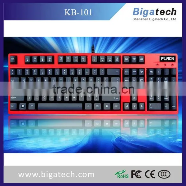 Cheapest USB Mechanical Gaming Keyboard Laser Keyboard photo-4