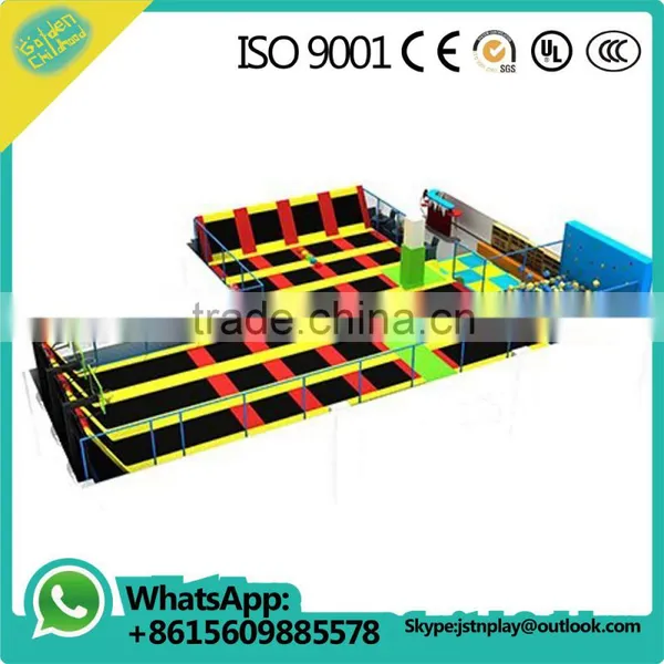 Large Indoor Trampoline Springs With Ball Pool Indoor Playground Equipment photo-2