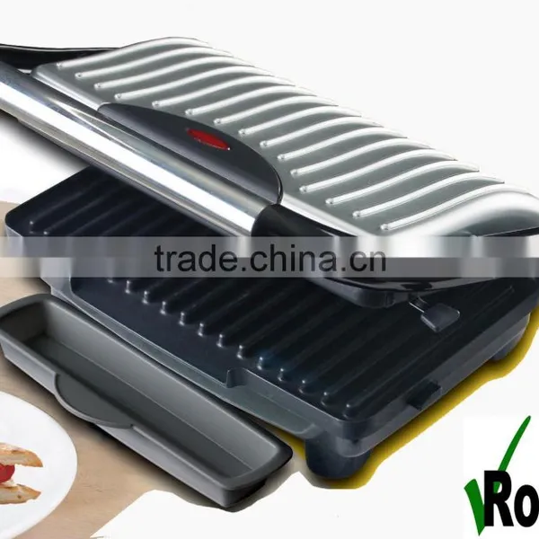 CB CE ETL LISTED 2 SLICE PANINI PRESS GRILL MAKER photo-4