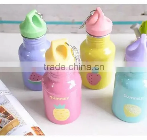 Small Size Mini Cartoon Print Aluminum Water Bottle photo-2