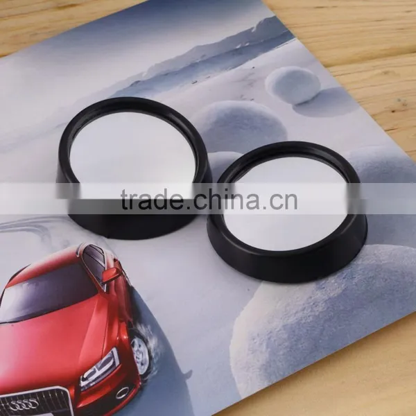 JXZ-008 2pcs/SET Universal Driver 2 Side Wide Angle Wideangle Sticker Round Convex Car Vehicle Mirror Blind Spot Auto RearView f photo-6