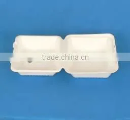 Eco-smart Disposable Microwavable 8" Clamshell Box photo-2
