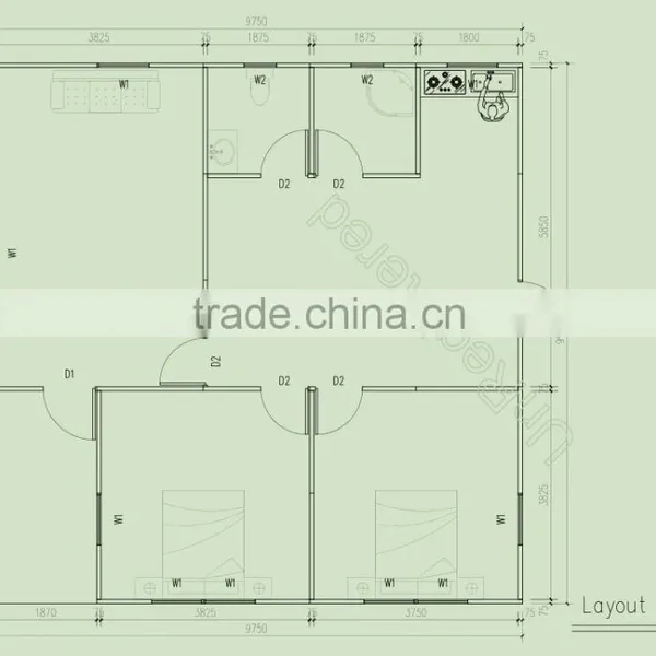Prefab Kits House or House Kit With Steel Structure and Fireproof Sandwich Panel photo-4
