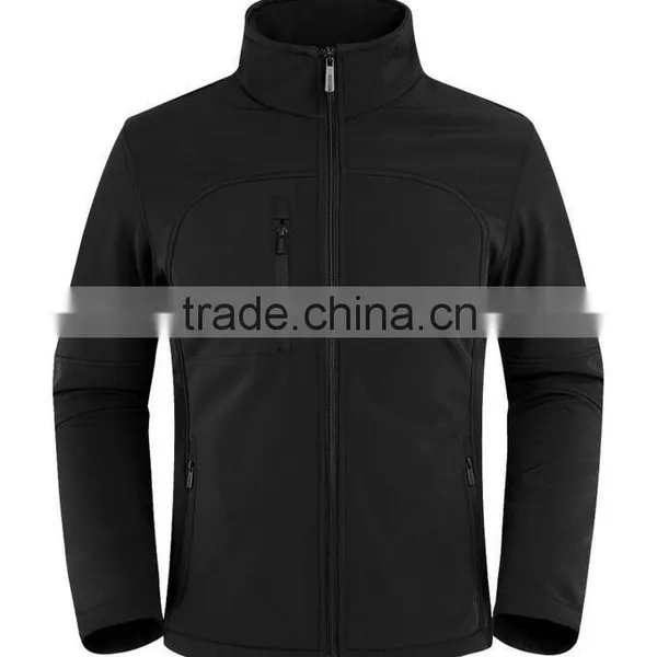 100% Polyester Soft Shell Jacket Outer Shell Jacket Wholesale photo-4