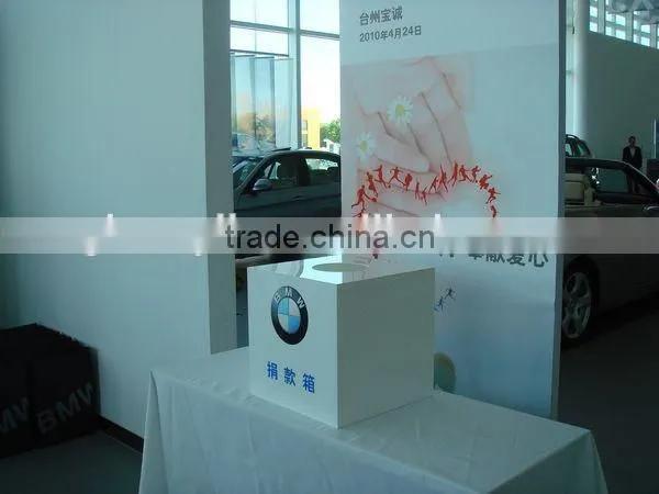 Customized Acrylic Donation Box Clear Lucite Suggestion Box Report Box With Lock photo-6