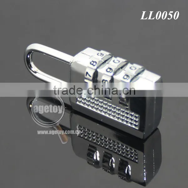 New Travel 3 Digit Code Safe Combination Zinc Alloy Metal Padlock Suitcase Travel Luggage Password Digital Lock photo-5