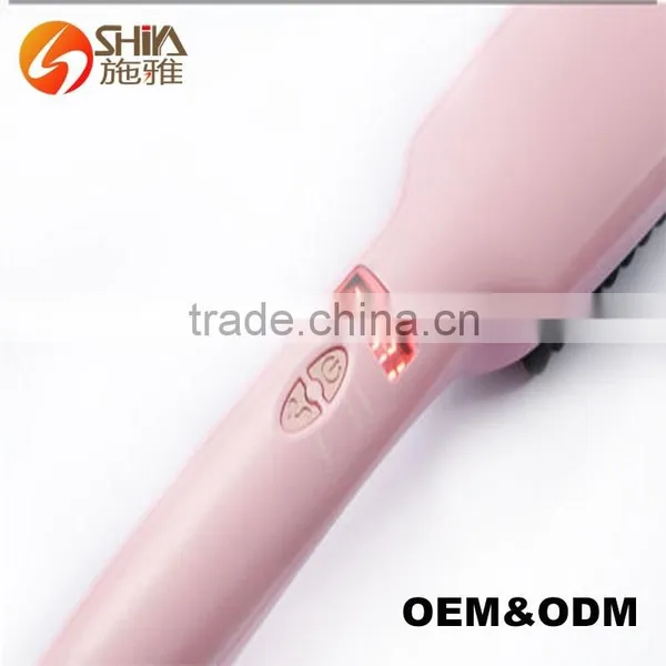Pro Styler New Hair Curling Brush Hair Straightening Straight Ceramic Flat Iron Comb as Seen on tv Hairdressing Salon Equipment Quality Choice photo-6