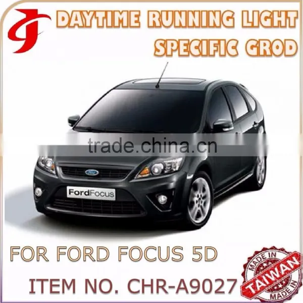 Body Kit Refit FOR FFORD FFOCUS 5D LED CAR DRL Daytime Running LIGHT photo-5