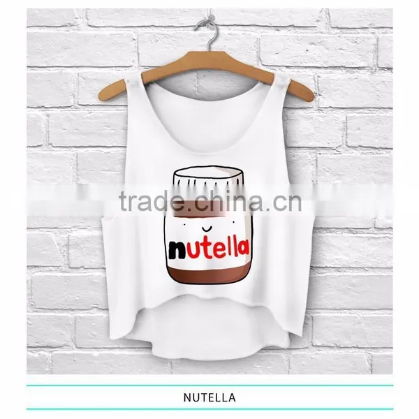 Aztec Style Wholesale Logo Print Custom Ladies Summer Short Bulk Tank Top photo-5