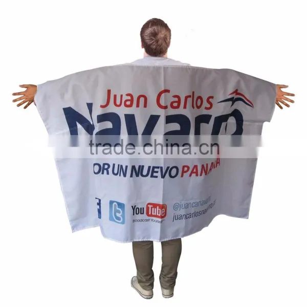 High Quality Printed Type Custom Polyester Sport Game Flag Cape photo-2