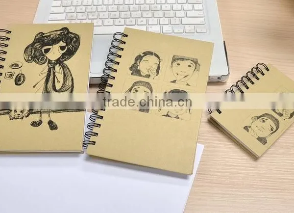 American Style Free Sample Notebook a4 Spiral Notebook With Yellow Paper photo-4