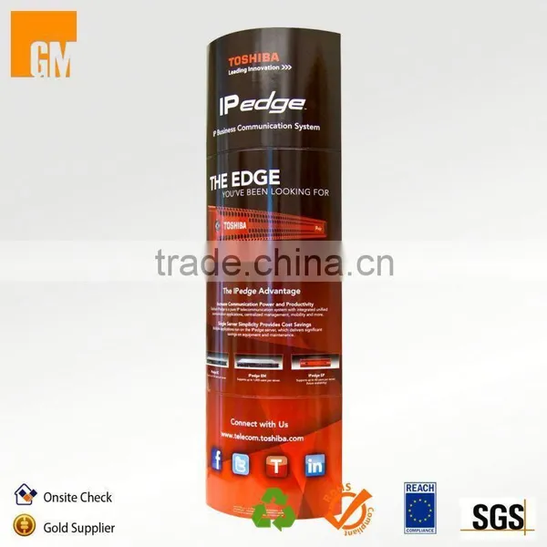 Flooring Advertising Cardboard Totem Display Stand photo-2