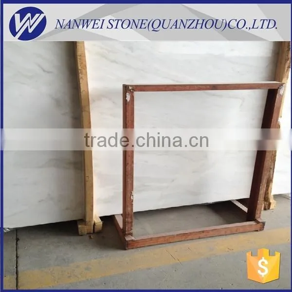Pure White Marble Balcony Baluster Athena White Marle Slab Top Polished Marble photo-5