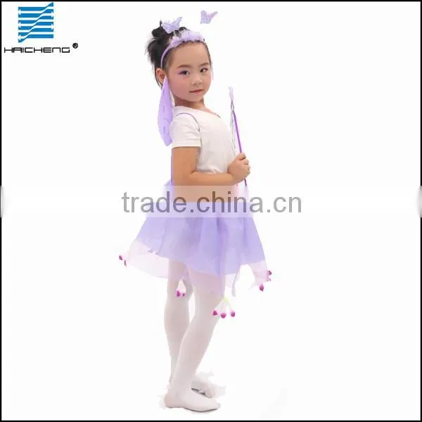 Purple Lovely Sylphlike Flower Girl Dress for Festival Day photo-2
