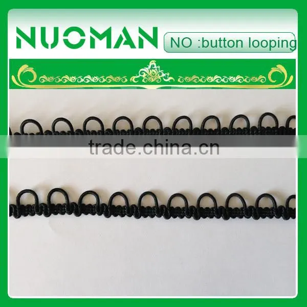 Ivory Color Elastic Button Loop for Evening Dress photo-6