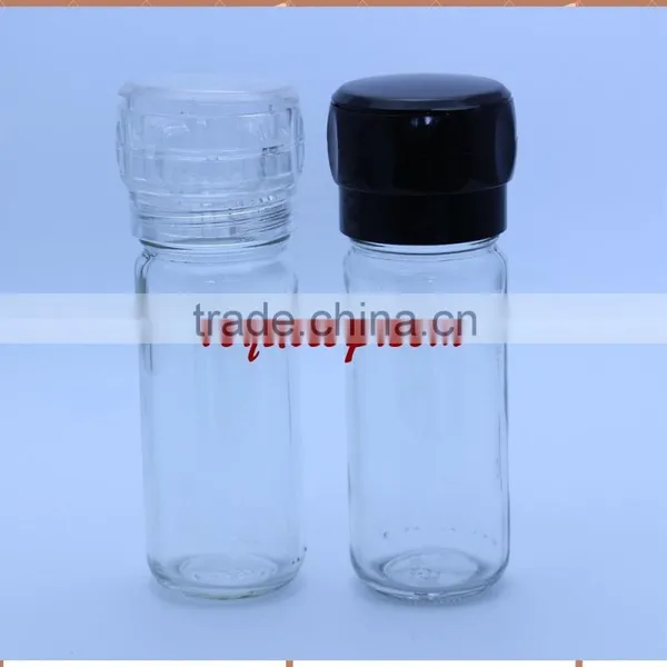 Hot Sell Grinder and Shaker Caps Use for One Bottle Plastic Salt and Pepper Shakers Quality Choice