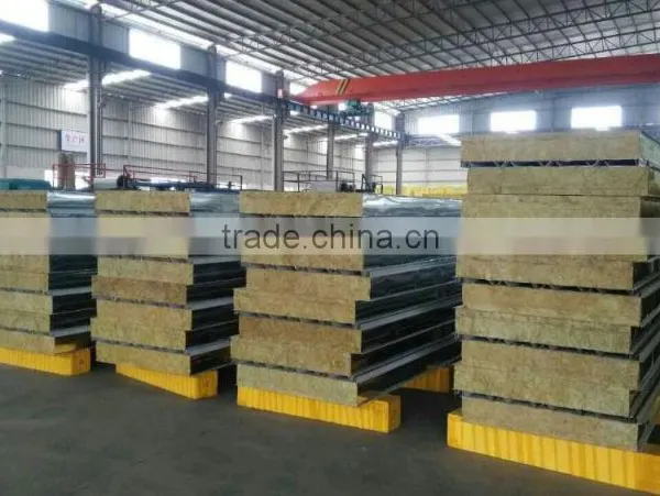 Good Quality Fireproof Roch Wool Sandwich Panel