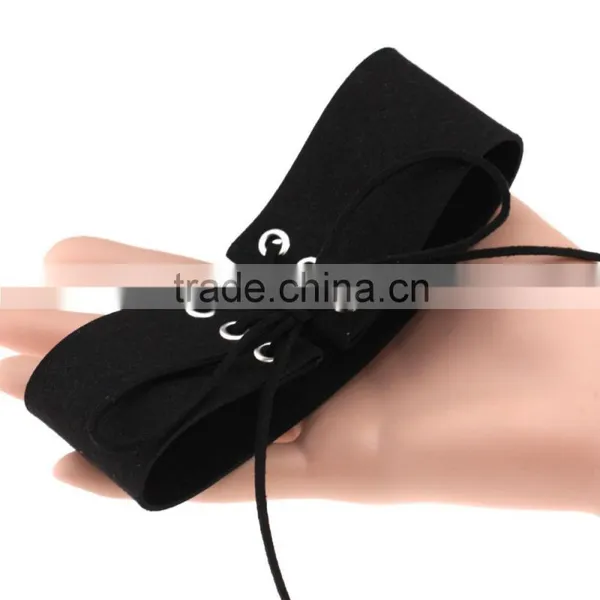 10" 11" 12" Minimalist Personality Exaggerated Punk Sexy Bondage Choker Collar Rope Tie Necklace photo-5