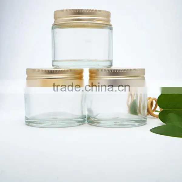 70g Cream Jar Glass Jar With Gold Cap Candy Jar (price Without Sticker) Horse Oil Bottle photo-2