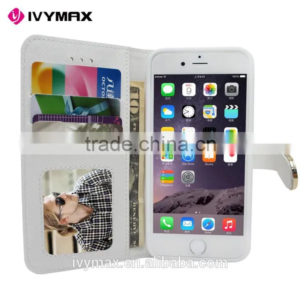 Best Selling Products Phone Leather Pouch Case With Metal Diamond Buckle for Apple Iphone 6s Mobile Phone Cover Supplier's Choice photo-5