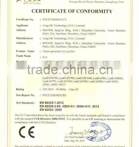 Water Purifier Water Treatment Ozonizers/ozonizer/ozonator/ozone Reactor/water Treatment/Long Life Integrated Ozone Generator photo-6