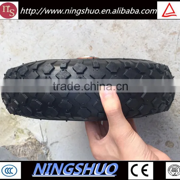 China Factory of Farm Machine Wheel Small Pneumatic Rubber Wheel 3.50-4