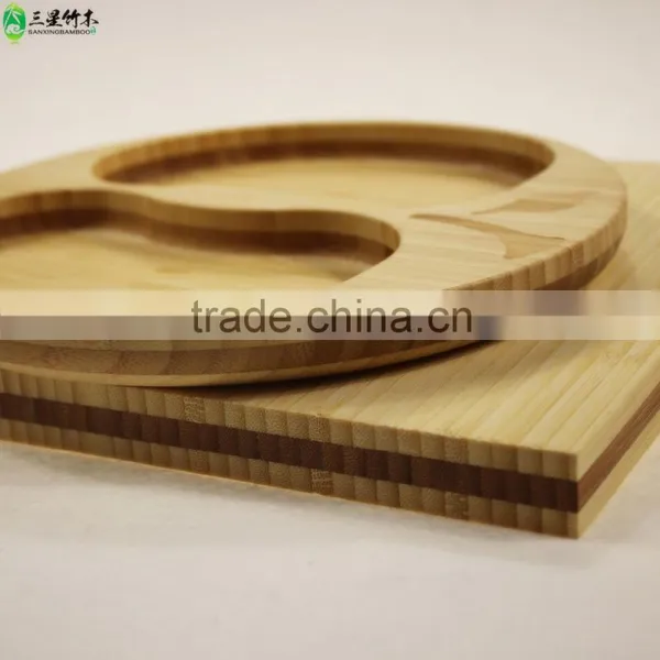 Bamboo Small Food Serving Tray for Children