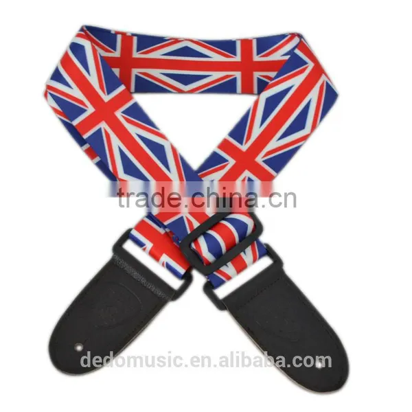 Factory Promotion Soft Thin Straps for Bass Acoustic Guitar Straps / Guitar Belt With Double Leather Ends photo-3