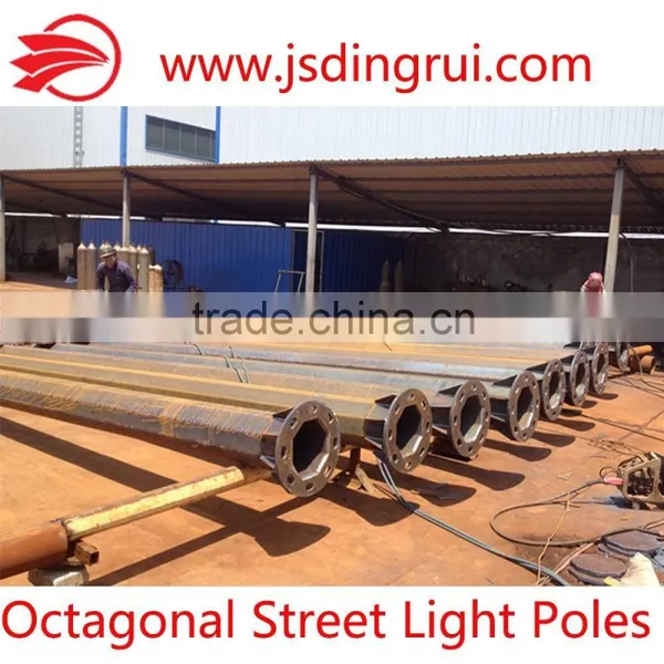 Supply Octagonal Street Light/lamp Poles Octagonal Steel Poles 6-12m photo-4