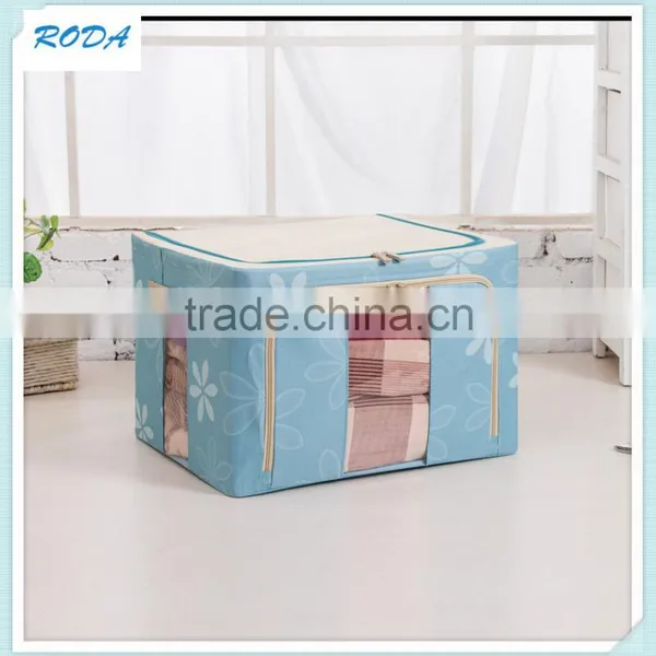 New China Goods Wholesale Foldable Cloth Large Oxford Fabric Christmas Gift Zipper Storage Box photo-4