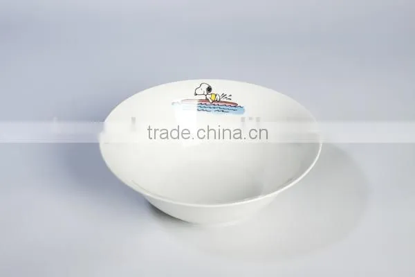 Super White Ceramic Porcelainware for Hotel Importer Serving Bowls