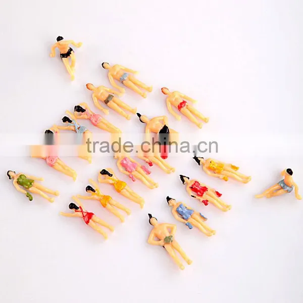 Model Swimming Figure, Scale Plastic Swimming Figure for 1/100, Plastic Mini Human Figures, Plastic 3d Swimming Figure photo-6
