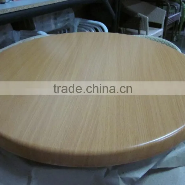 Coffee Shop Table Square Werzalit Marble Resin Garden Table Top for Sale T2601 photo-3