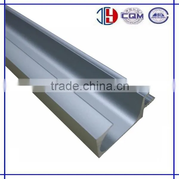 G Shaped Handle Aluminum Profile With Anodized Aluminum and Brushed Aluminum Profile for Kitchen Cabinets