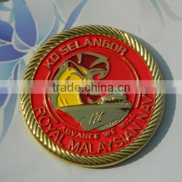 Custom Die Stamping 3d Antique Company Logo Coin photo-3
