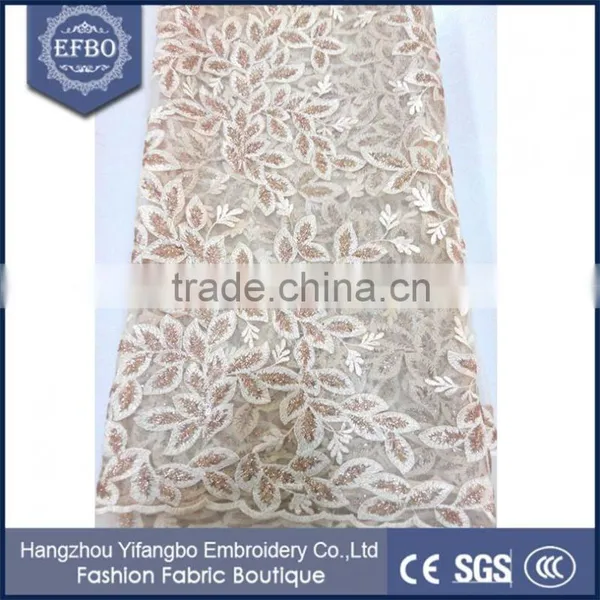 High Quality French Lace With Sequins Embroidery George for Party Dress Quality Choice photo-2