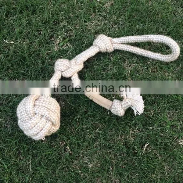 2015 Wholesale High Quality Dog Braided Toys Dog Cotton Canvas Organic Toys