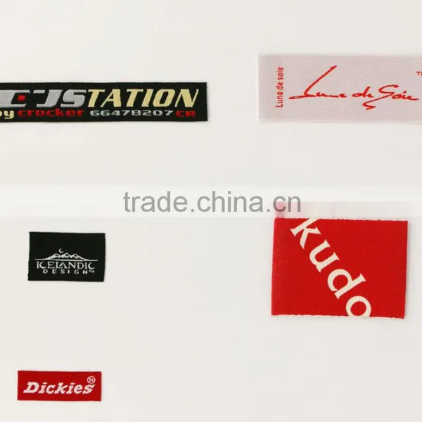 Cheap Woven Label Fabric Label ,Garment Label,Woven Clothing Labels photo-5