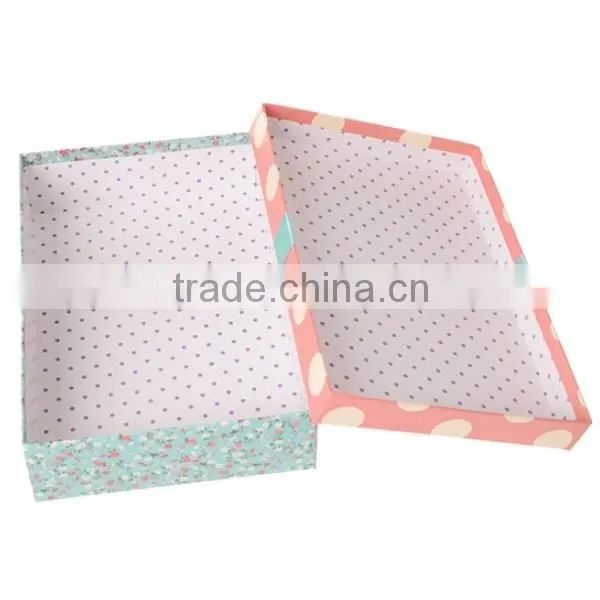 Lovely Bow With Spot Printing Paper Gift Box photo-3