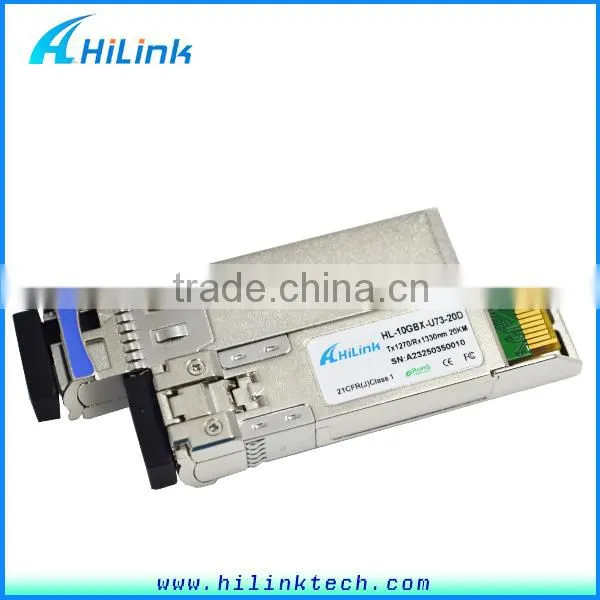 Fiber Optic Module 10G 1270nm/1330nm 20km DDM LC BiDi SFP+
