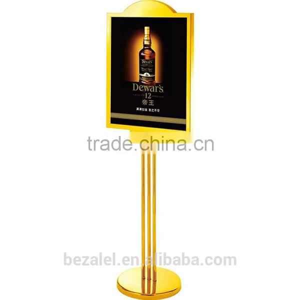 Billboard Titanium Jinshui Brand Exhibition Card Display Welcome Card Display Stand photo-2