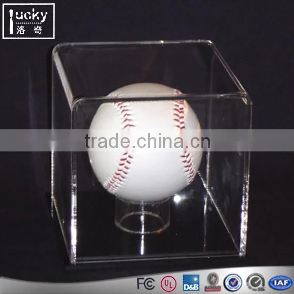 Shenzhen Factory Custom Acrylic Crystal Basketball /baseball Display Case /box photo-2