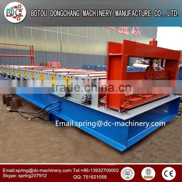 Trapezoid Floor Deck Plate Roll Forming Machine photo-6