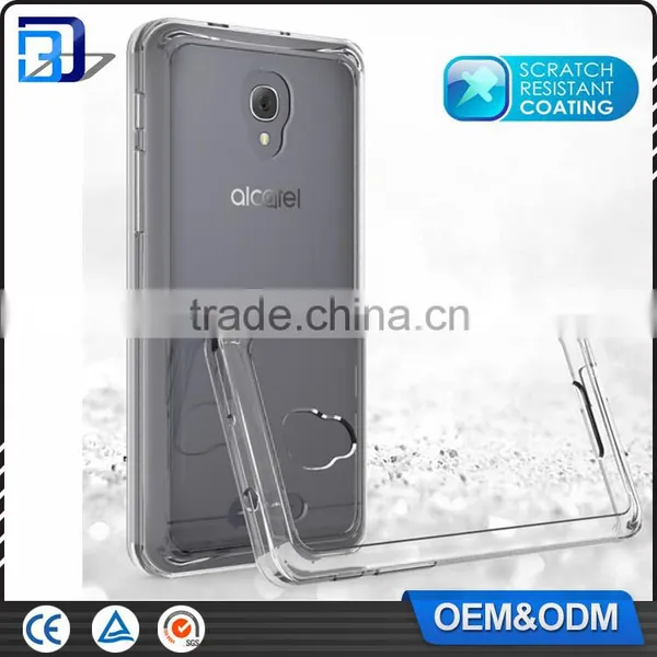 Hot! Acrylic TPU Ultra Thin Clear Transparent Plastic Cases Cover For Alcatel Fierce 4 Phone Accessories Mobile photo-5
