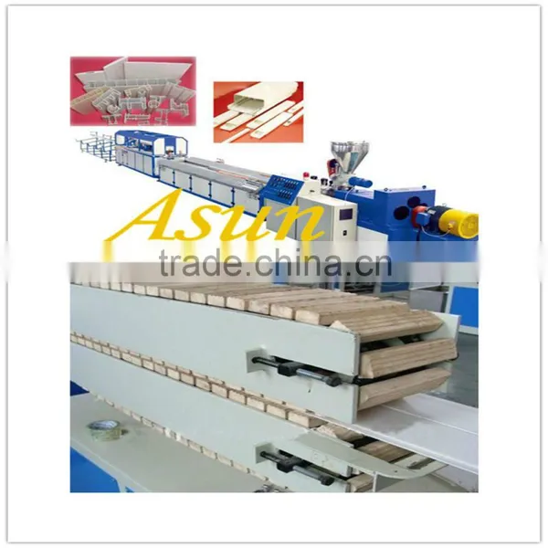 PVC Window Profiles Production Line /Plastic Profiles Making Machine/ Extruder Machinery photo-2