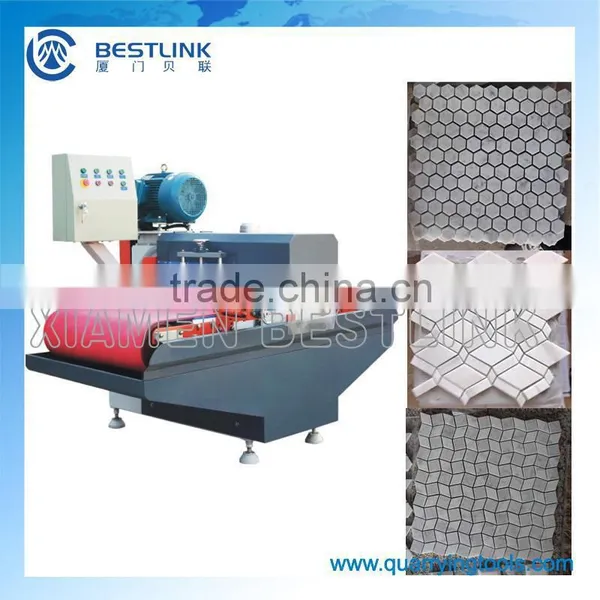 Professional Continuous Marble Tile Cutting Machine With High Productivity