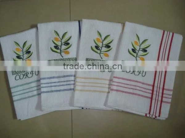 Yarn Dye Waffle Tea Towel 40*60cm 60ge /pc photo-2