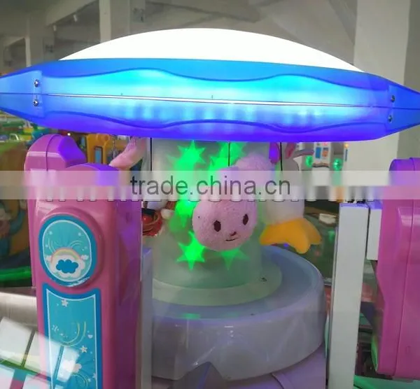Sweet Land Coin Operated Mini Dolls Crane Claw Machine/ Game Machine for Sale photo-3