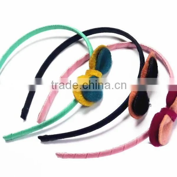 Ribbon Bow Hair Band With Hair Clip Set Hair Bands for Kids and Decorative Hairclip photo-2
