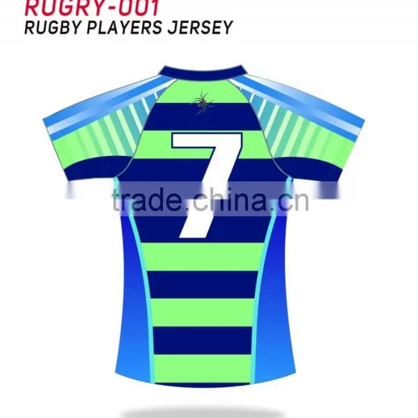 2016 Best Quality Custom Made Sublimated Rugby Jersey Sublimated Rugby Jerseys photo-2